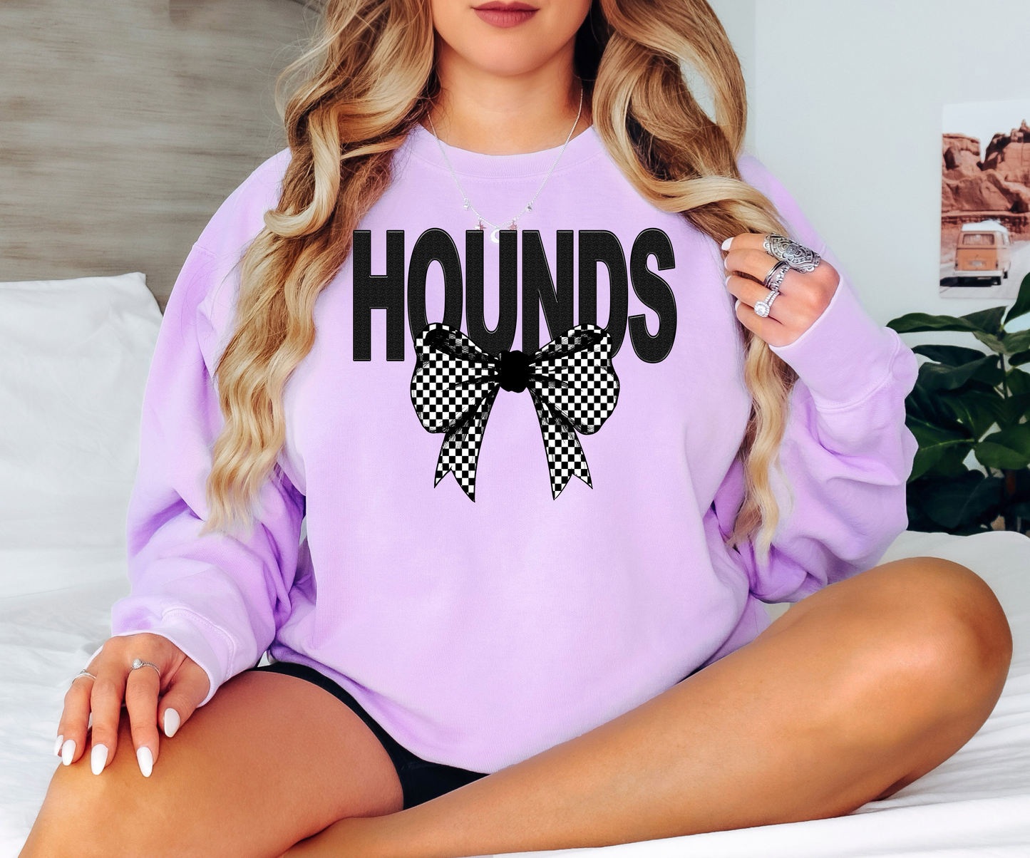 Hounds Coquette Checker Bow Digital Download