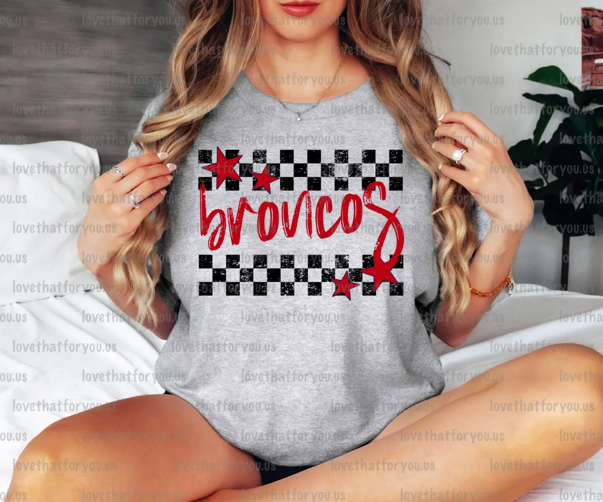 Broncos Checker Star Digital Download