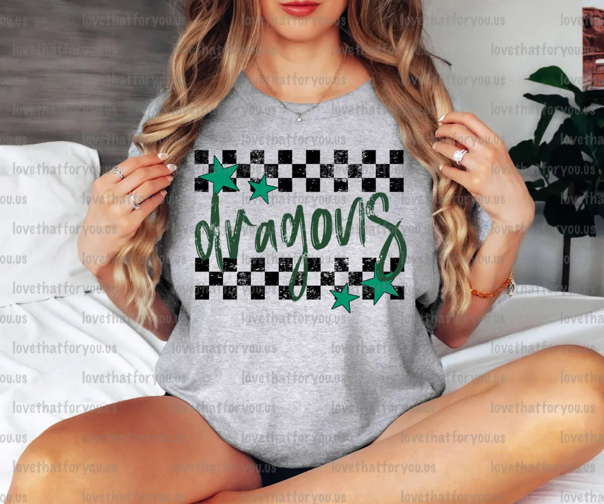 Dragons Checker Star Digital Download