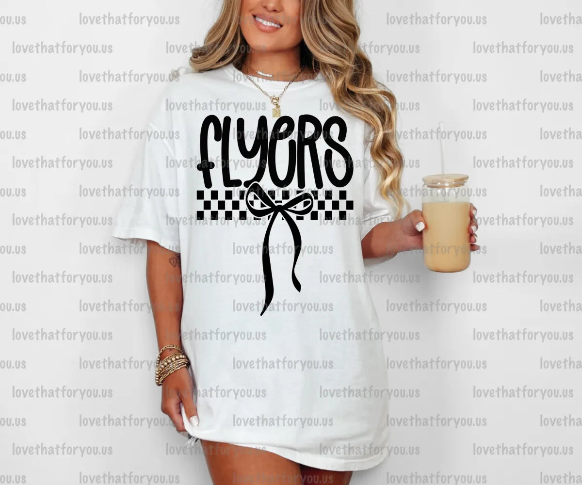 Flyers Simple Bow PNG Digital Download