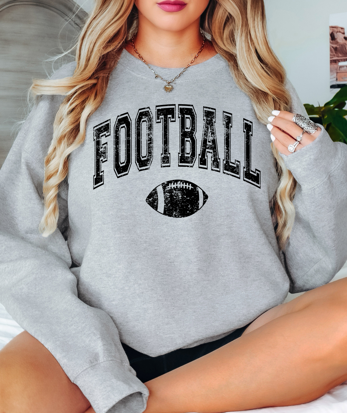 Arch Football Distressed PNG Digital Download TEST COPY