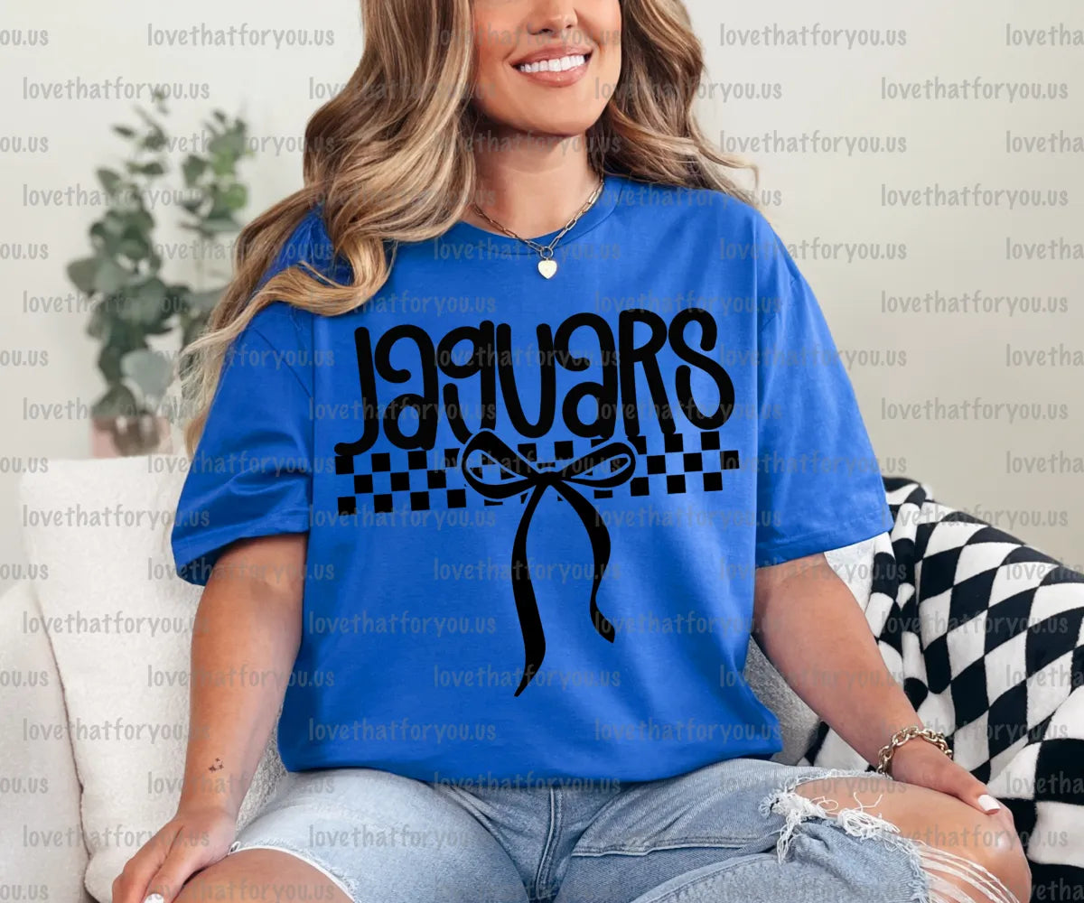 Jaguars Simple Bow PNG Digital Download