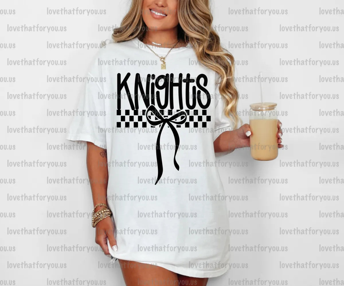 Knights Simple Bow PNG Digital Download