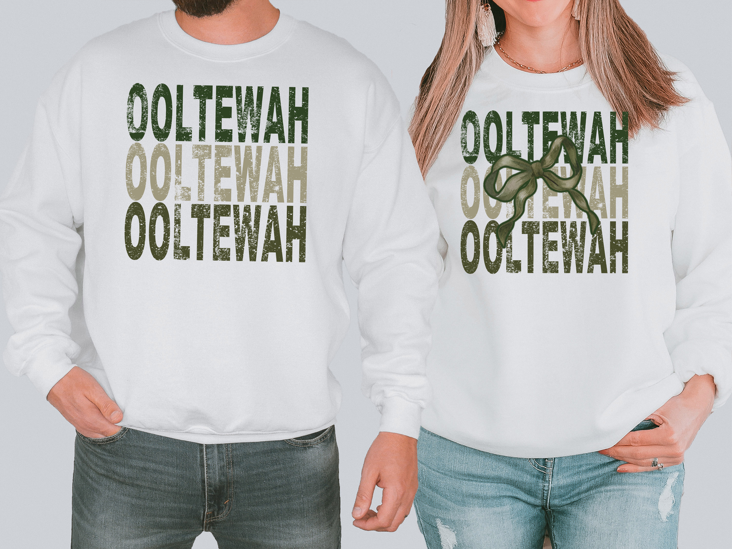 Ooltewah Repeat Camo Green Bow Digital Download