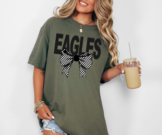 Eagles Coquette Checker Bow Digital Download
