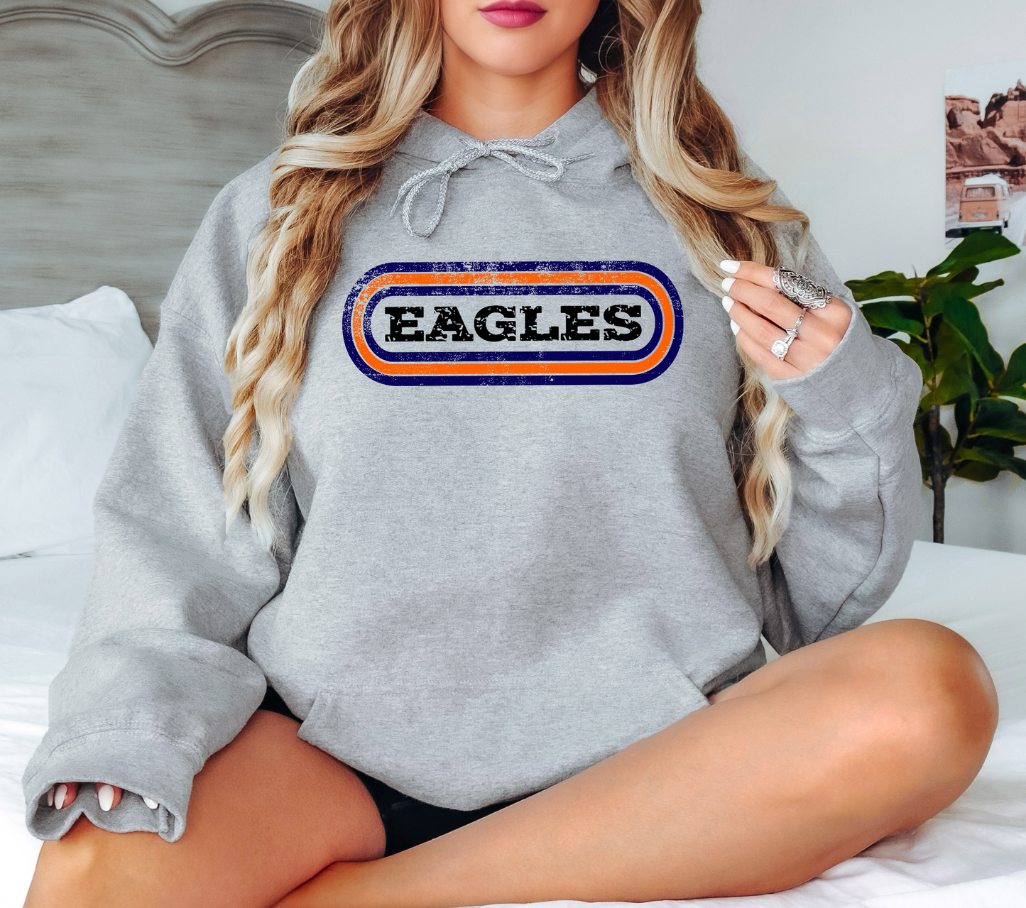 Eagles Retro Oval Digital Download