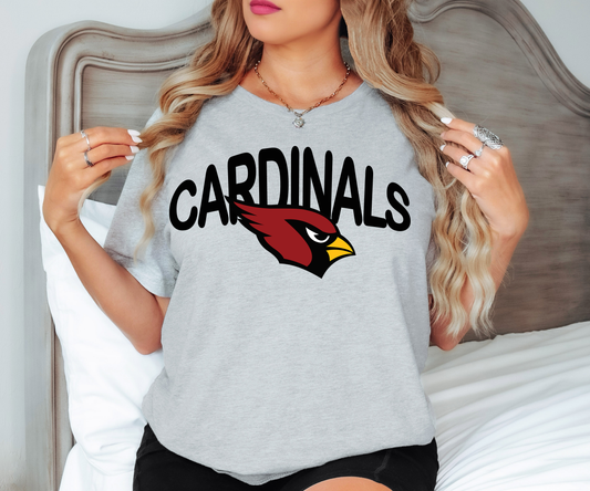 Arched Cardinals PNG Digital Download