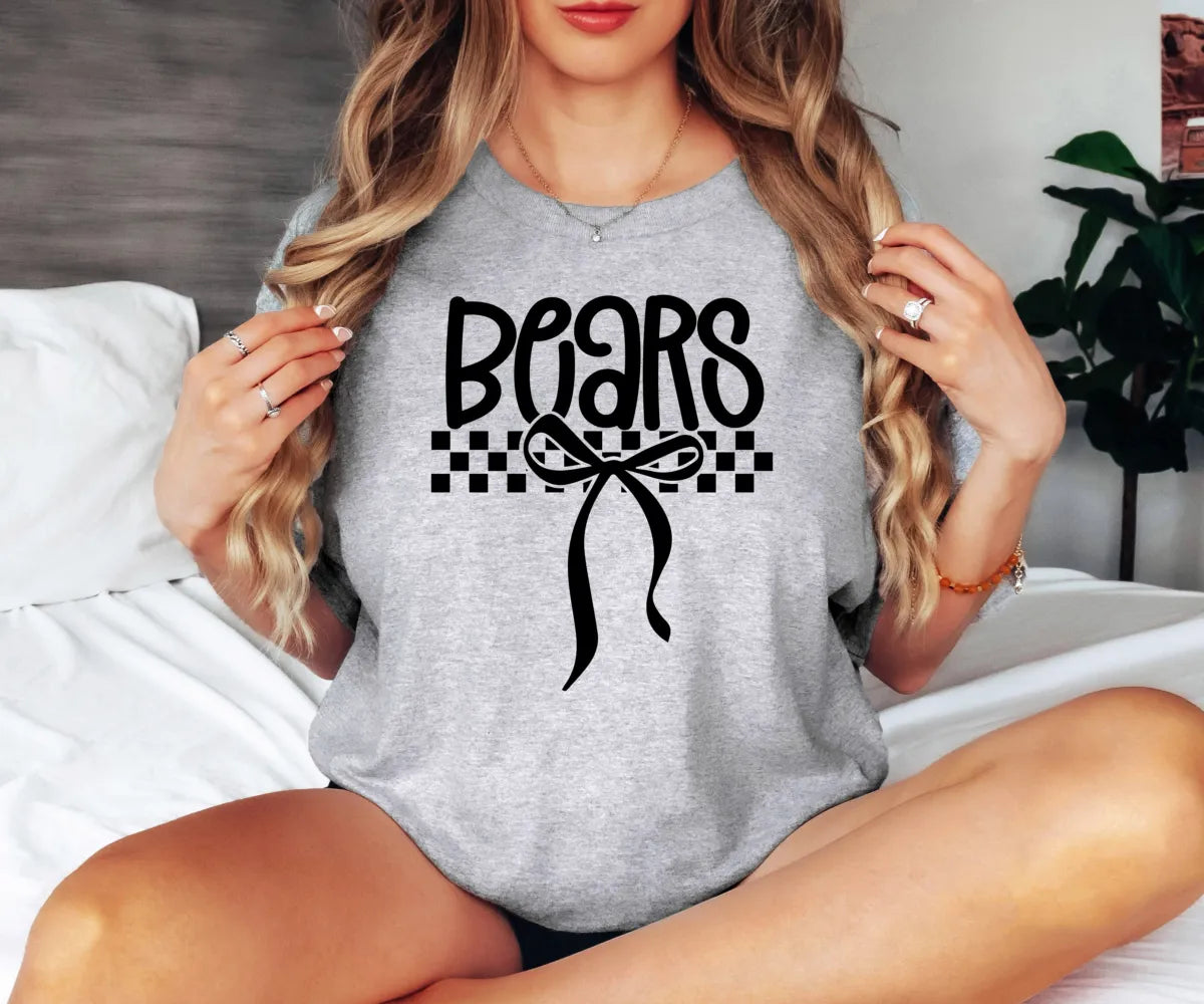 Bears Simple Bow PNG Digital Download