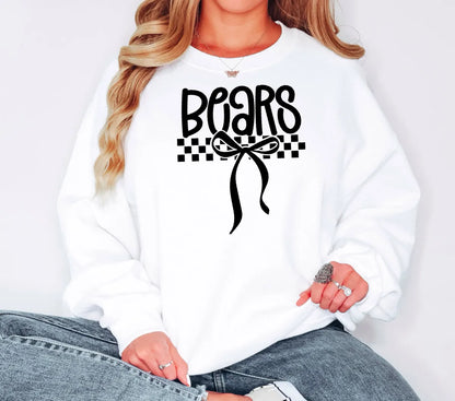 Bears Simple Bow PNG Digital Download