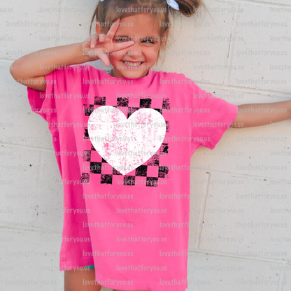 Black White Heart Digital Download