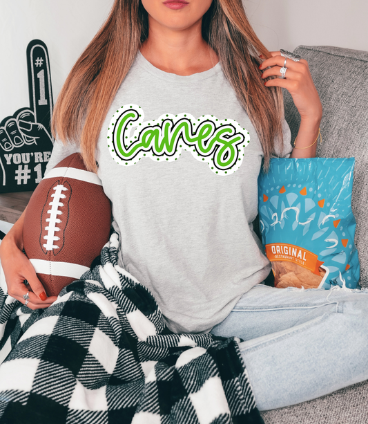 Canes Outline Polka Dot Digital Download