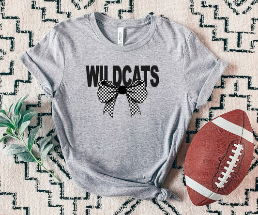 Wildcats Coquette Checker Bow Digital Download