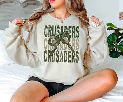 Crusaders Repeat Camo Green Bow Digital Download