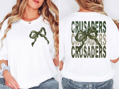 Crusaders Repeat Camo Green Bow Digital Download