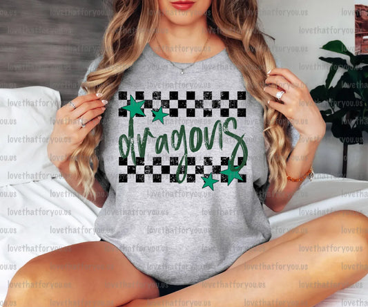 Dragons Checker Star Digital Download