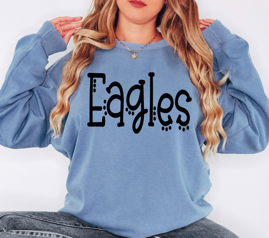 Eagles Dotted Doodle PNG Digital Download