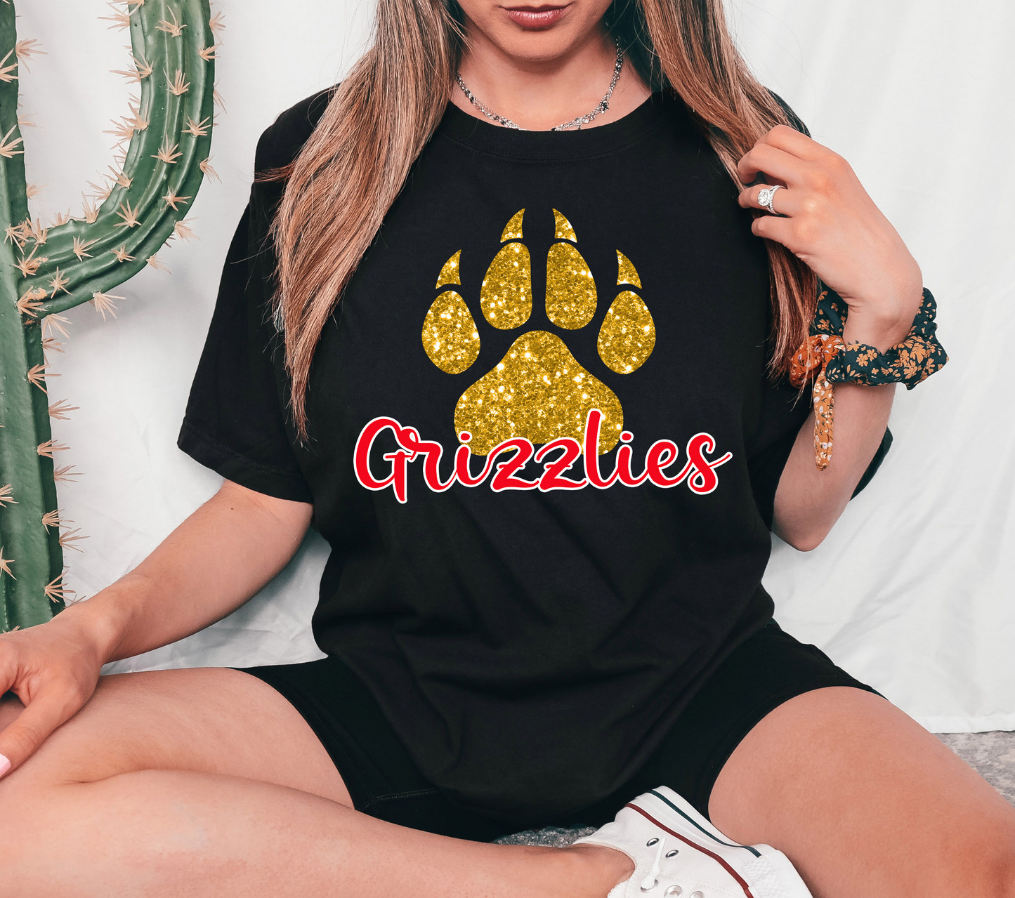 Glitter Paws Grizzlies PNG Digital Download