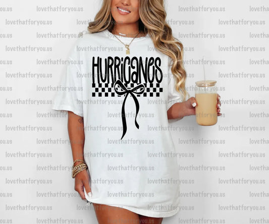 Hurricanes Simple Bow PNG Digital Download