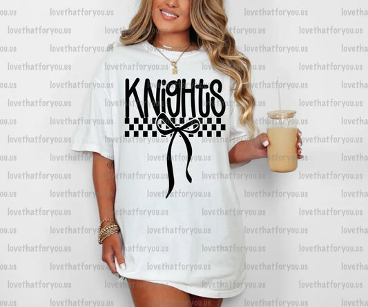 Knights Simple Bow PNG Digital Download