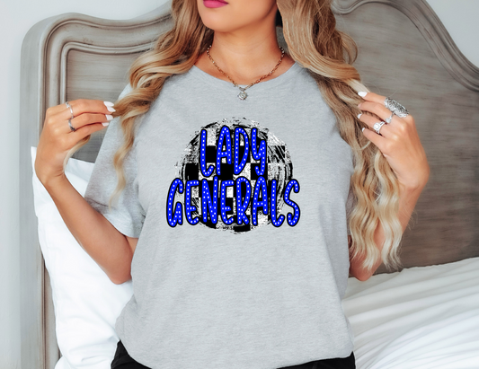 Lady Generals Checkered PNG Digital Download