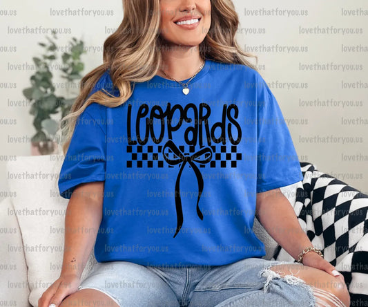 Leopards Simple Bow PNG Digital Download