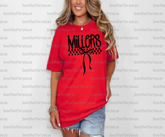 Millers Simple Bow PNG Digital Download
