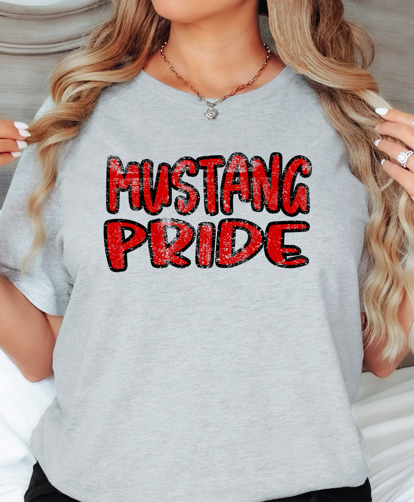 Mustang Pride Grunge PNG Digital Download