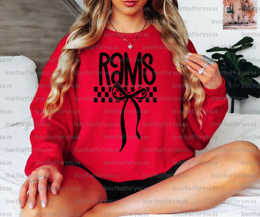 Rams Simple Bow PNG Digital Download