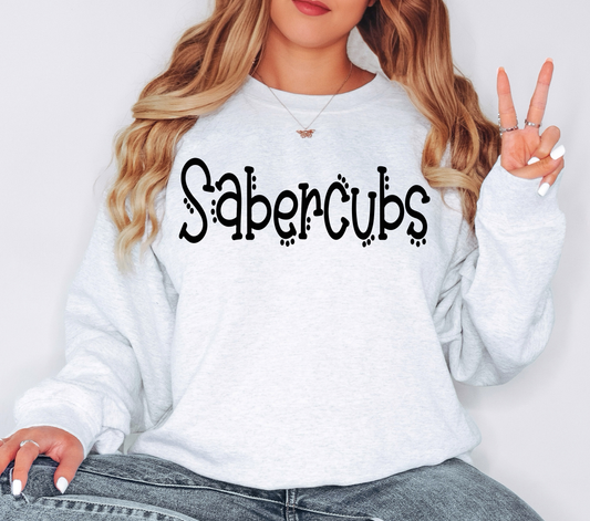 Sabercubs Dotted Doodle PNG Digital Download