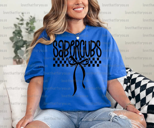 Sabercubs Simple Bow PNG Digital Download